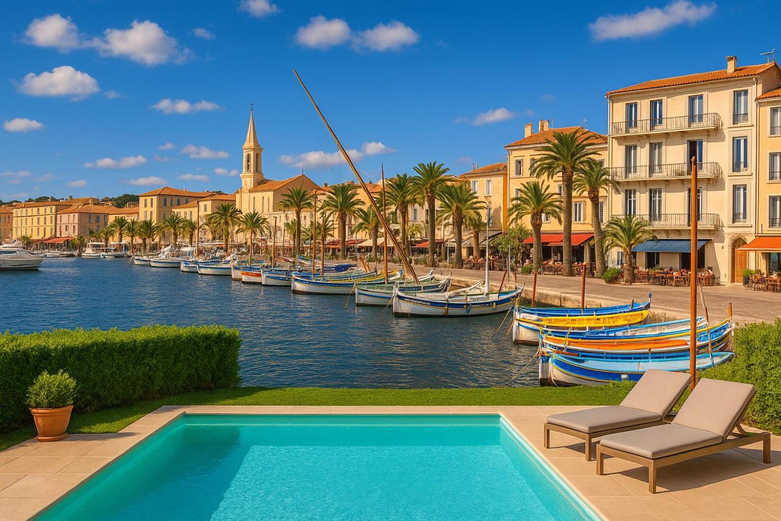 Les Appartements De La Marina Санари-сюр-Мер Экстерьер фото